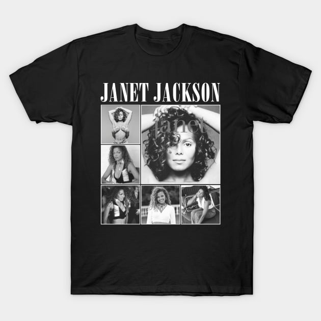 Janet Jackson Vintage Tour Concert T-Shirt by Evergreen Daily